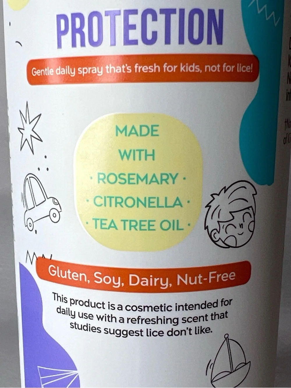 Natural Sense Kids Rosemary Hair Protection Spray 8 oz Tea Tree Citronella - Picture 3 of 9